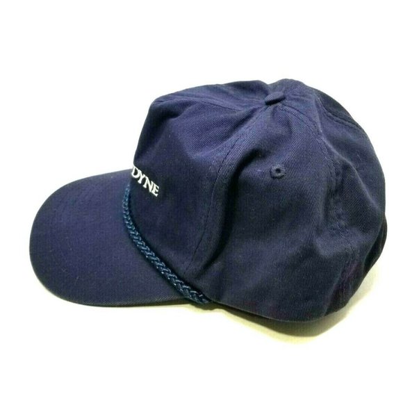 Polydyne Ball Cap Hat with String Rope Blue Advertisement (T11) - Picture 3 of 8